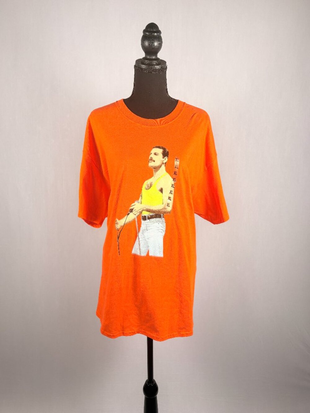 Freddie Mercury Official | Tee - Oversized Fit | XL | Orange | NWT